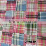 New Latest Pattern Madras Cotton Patchwork Handmade Pure Fabric thumbnail-1