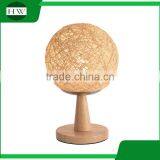 Wooden Decorative Garden Cane Twine Eye Protection Usb Rechargeable Dimmable Led Study Reading Desk Table Night Light Lamp thumbnail-5