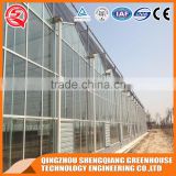 Vegetables product glass greenhouse with cooling system