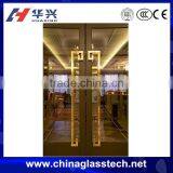 Thermal Break Aluminum Swing Commercial Double Glass Doors thumbnail-1