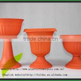 Changed height cup type plastic flower pot