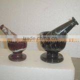 MARBLE MORTAR AND PESTLE HANDICRAFTS thumbnail-2