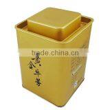 Food Grade Square Tin Box for Tea