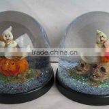 Plastic Pumpkin Halloween Snow Globe thumbnail-1