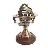 Nautical Brass Armillary Sphere Globe thumbnail-1