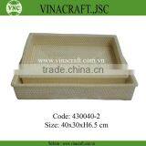 Natural Rattan Bread Tray thumbnail-1