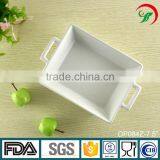 China Factory Suppliers Custom Dinnerware Ceramic Food Serving Tray thumbnail-2