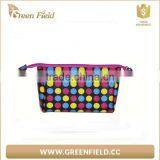 Promotional Wholesale Hanging PU Dot Luxury Cosmetic Small Makeup Bag Customized thumbnail-6