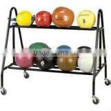 S6202 Metal 2-Tier 12 Ball Storage Cart thumbnail-1