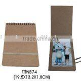 Recycled Notebook With Photo Frame