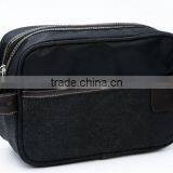 Store More Black Canvas Shape Cosmetic Bag With Side Handle thumbnail-2