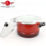 Yiwu New Design High Quality 3pcs Enamel Porcelain Enamel Cookware Set Wholesale thumbnail-4