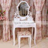 New Arrival Wooden Makeup Cabinet With Mirror thumbnail-2