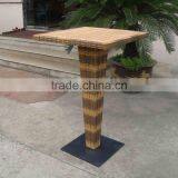 Great Nice Outdoor Rattan Bar Furniture Bar Stools With Padded thumbnail-3