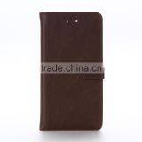 High Quality Crazy-horse PU Card Bumper/pocket Cell Phone Case for Fujitsu thumbnail-2