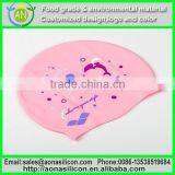 Silicon Solid Swim Cap|Multi Color Swim Cap|Water Gear Cap thumbnail-1