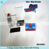 3 Side Acrylic Menu Stand thumbnail-6