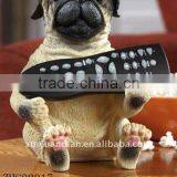 Pug & Dachsund Dog Tv Remote Control Holder thumbnail-1