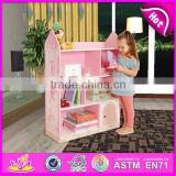 2015 New kids wooden book stand toy,popular Children wooden book stand and hot sale book cabinet with 3 layers WJ278645