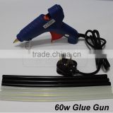 60w glue gun with glue sticks with England plug
