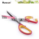7-1/2"soft Grip Handle Printed 5 Blades Herb Scissors thumbnail-2