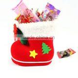 2016 New Product Cheap Christmas Decorations Flocking Boots Candy Boots Christmas Socks Creative Gift thumbnail-3