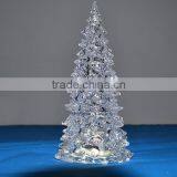 NEW LED 7 Color Height 9cm Changing Plastic Christmas Baubles Tree Night Light Lamp New Year Decoration Xmas Light Gift thumbnail-1