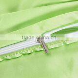 Hot Sale!! Classic Silk Satin Plain Green Blue Black Golden Bedding Set Duvet Cover Set Bedclothes Bed Sheet Set. thumbnail-6