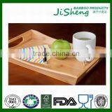 Hot Sell Top Quality Bamboo Serving Tray With Handles: Serve Food, Coffee or Tea, or Use as a Party Platter thumbnail-5