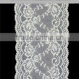 5710 White Cotton Lace Embroidery Fabric