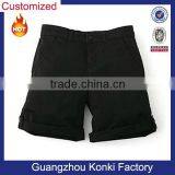 Poular Design Black Color Fabric Custom Compression Shorts thumbnail-1