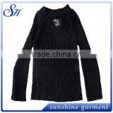 2017 High Quality Ladies O Neck Knitting Top for Women Casual thumbnail-4