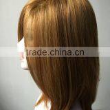 Charm Straight Natural Golden Color Synthetic Wig Classic Women Hair Wigs Women's Brown Wigs thumbnail-5