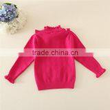 Hot New Products Sweaters High Quality Glassic Rose Red Children Sweater Appliqued Girls Sweaters thumbnail-2