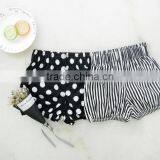 Wholesale Children's Boutique Clothing Stripes Polka Dots Pattern Baby Shorts thumbnail-3
