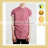 Man Short Sleeve Blank Casual Wear Shirt for Sale thumbnail-1