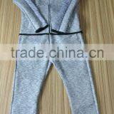 Mens Slub Tracksuit Plain Air Layer Tracksuit Gym Fitness Tracksuits thumbnail-2