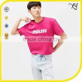 OEM Service Men Cotton Pink t Shhirt Manufacturing thumbnail-1