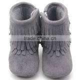Wholesale Kids Boots Warm Baby Bow Moccasins thumbnail-1