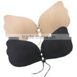 Wholesale Strapless Self Adhesive Push-up Invisible New Silicone Bra thumbnail-1