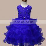 2014 New Children Clothing Polka Dot Summer Dress Vintage Baby Girls Dresses Black/White 3-10 Years 19859 thumbnail-5