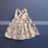 Hot Sale Sexy Baby Printed Flower Condole Belt Dress Whlesale Baby Dress Size For 6M.12M.18M. QL-83 thumbnail-3