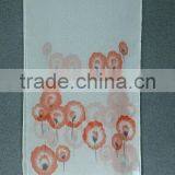 Lady Silk Scarf, Crepe GGT, Long Scarf, Tassels thumbnail-2