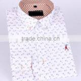 2017 Contrast Collar and Cuff Slim Fit Mens Shirt thumbnail-1