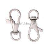Oval Silver Tone Stainless Steel Lobster Swivel Clasps For Key Rings Chain thumbnail-2