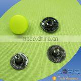 4 Parts Colorful Nylon Cap Press Stud Sewing Snap Buttons for Fur Jacket Coat