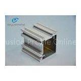 White Powder Coating Aluminum Extrusion Profile For Doors Frame , Alloy 6063-T5
