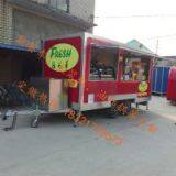 TELESCOPE Hamburger Mobile Food Truck Deep Fryer Fast Food Trailer Ice Cream Mobile Food Cart thumbnail-2