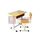sell student desk and chair(school furniture)ST-0403 Egg-Tube Adjustable Single Desk&Chair