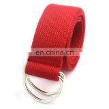 2015 Leisure Pure Color Canvas Webbing Belt Wholesale thumbnail-5